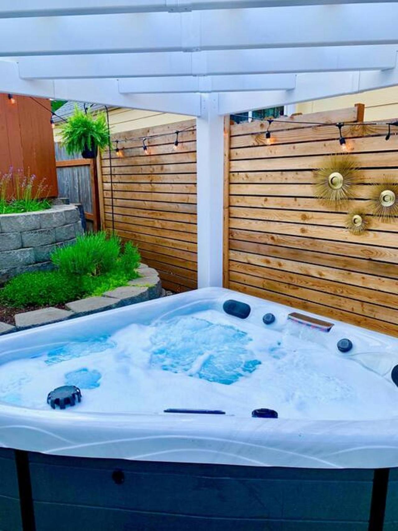 Camas Private New Garden Apartment W Hot Tub מראה חיצוני תמונה