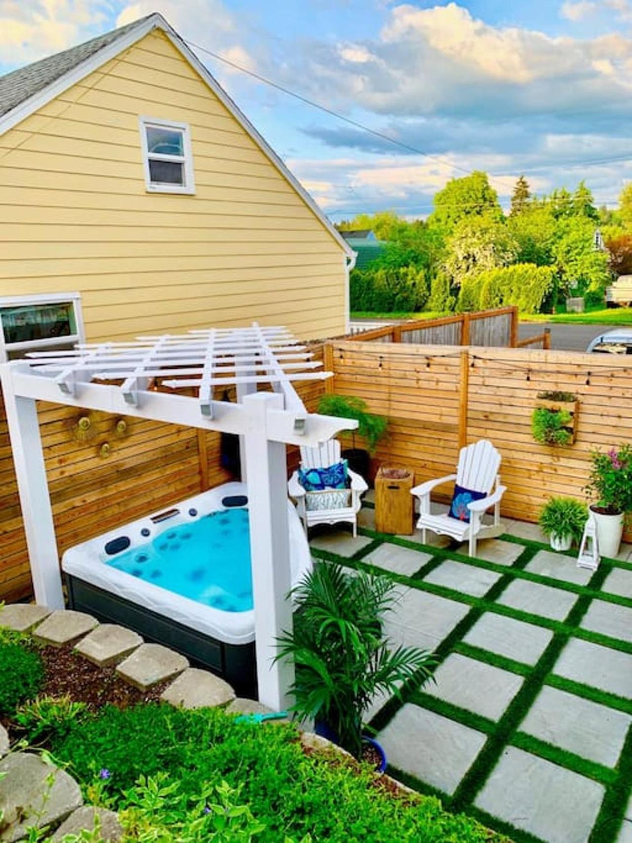 Camas Private New Garden Apartment W Hot Tub מראה חיצוני תמונה